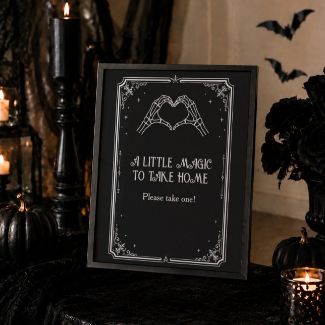 Póster Favor de Despedida de Soltera Gótica de Halloween (Subido por el creador)