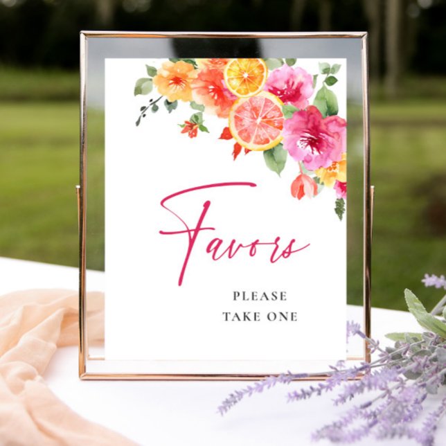 Póster Favor De Ducha Bridal De Cítricos De Flor Brillant (Subido por el creador)