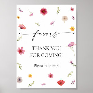Póster Favor de Flor Silvestre