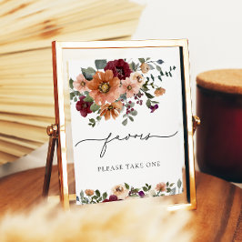 Póster Favor De La Flora De Caída Por Favor Tome Uno