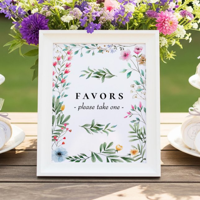 Póster Favor De Las Flores Silvestres - Por Favor Tome Un (Subido por el creador)