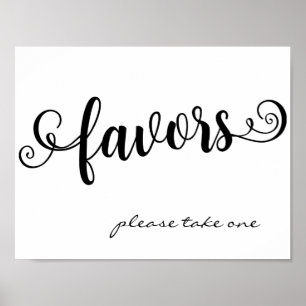 Póster Favor Por Favor Tome Un Rótulo De Mesa Personaliza