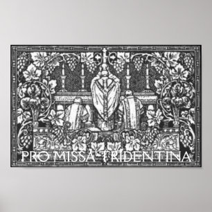 PÓSTER FAVORABLE MISSA TRIDENTINA