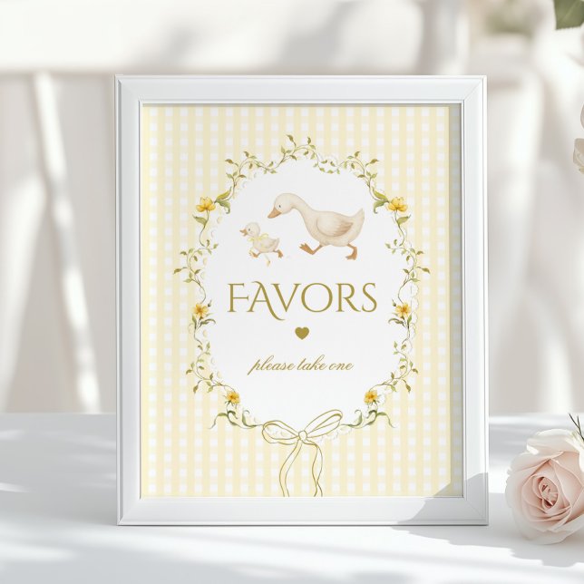 Póster Favorece gingham neutro de Silly Goose (Subido por el creador)