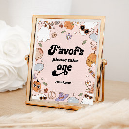 Póster Favorece la fiesta de Groovy Ghost Halloween