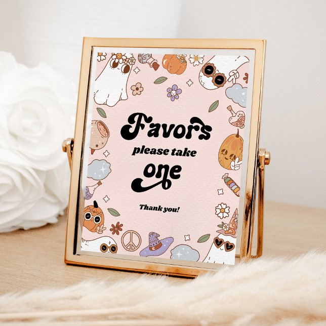 Póster Favorece la fiesta de Groovy Ghost Halloween (Subido por el creador)