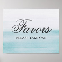 Favores. Boda de guiones náuticos azul acuático