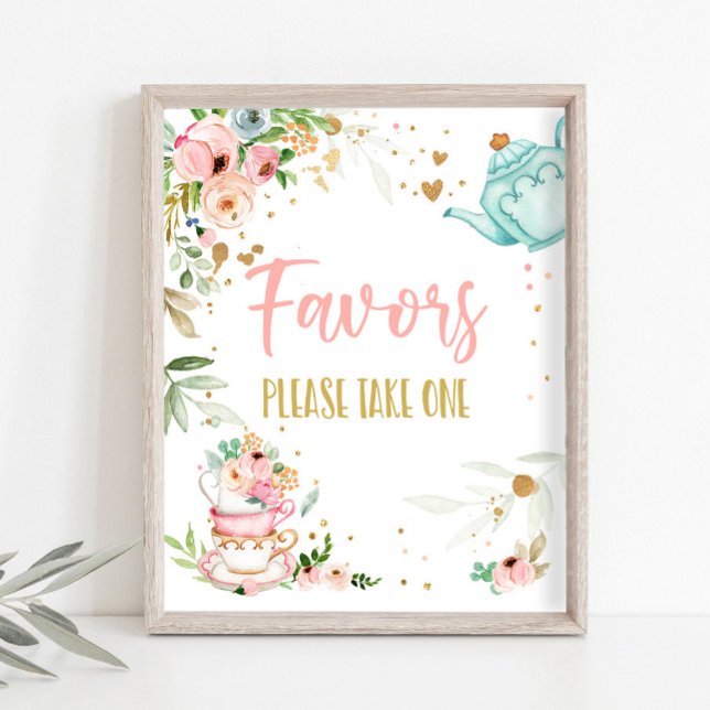 Póster Favores Fiesta del Té Dulces Bebé en Camino Fiesta (Subido por el creador)