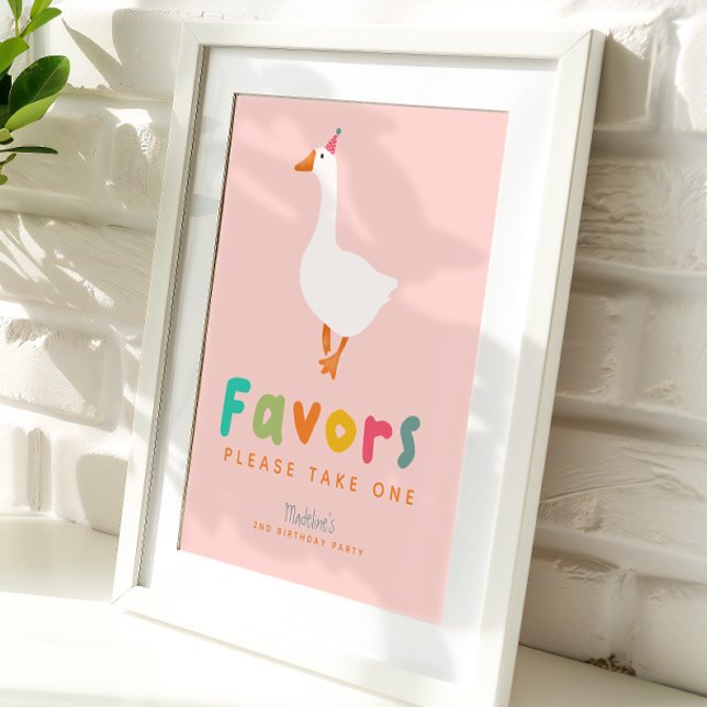 Póster Favoritos de Cumpleaños 2 de Pato Tonto Rosa Lindo (Subido por el creador)