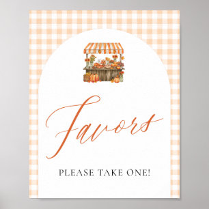 Póster Favoritos de Otoño Gingham Fresh Off The Market