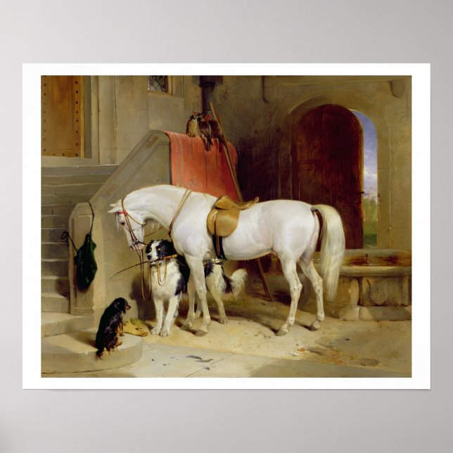 Póster Favoritos del príncipe Jorge (aceite sobre lienzo) (Frente)