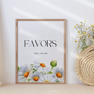 Póster Favoritos minimalistas de Daisy, por favor, tome u