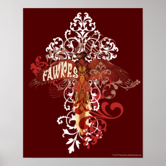 Póster Fawkes Spread Wings