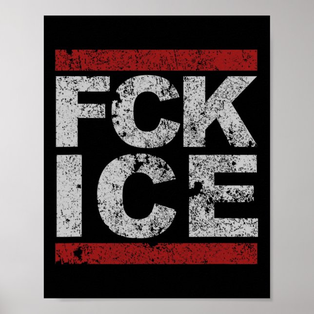 Póster Fck Ice Trastornado (Frente)