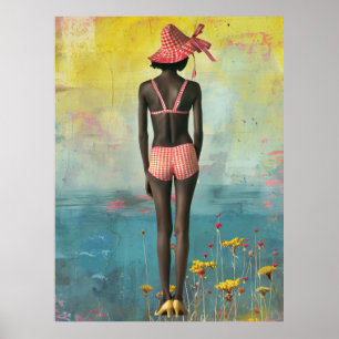 Póster *~* FD2 Audaz Diosa Negra Tropical 35