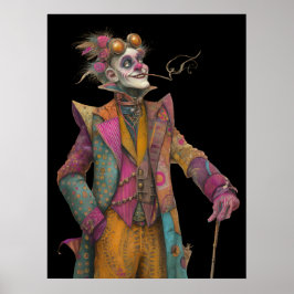 Póster FD2 Circus Clown Art 18 Vintage Retro Carnaval