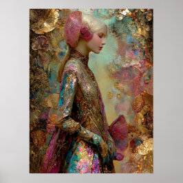 Póster - FD2 Encantadora Fantasía Soñadora Musa Iridescen
