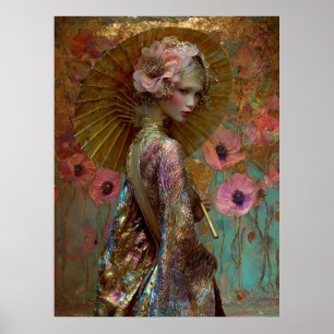 Póster - FD2 Encantadora Fantasía Soñadora Musa Iridescen