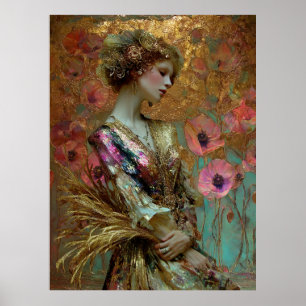 Póster - FD2 Encantadora Fantasía Soñadora Musa Iridescen