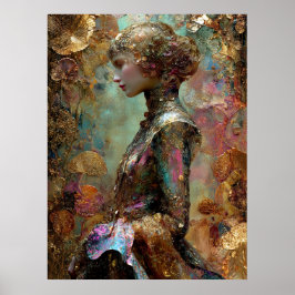 Póster - FD2 Encantadora Fantasía Soñadora Musa Iridescen