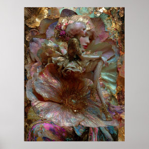 Póster - FD2 Encantadora Fantasía Soñadora Musa Iridescen