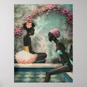 Póster *~* FD2 Floral 2 Diosas Negras por Pool 12