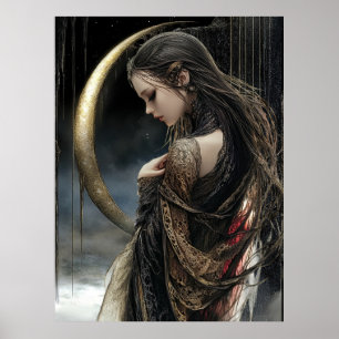 Póster - FD2 Mystical Moon Keeper Celestial Goddess 4