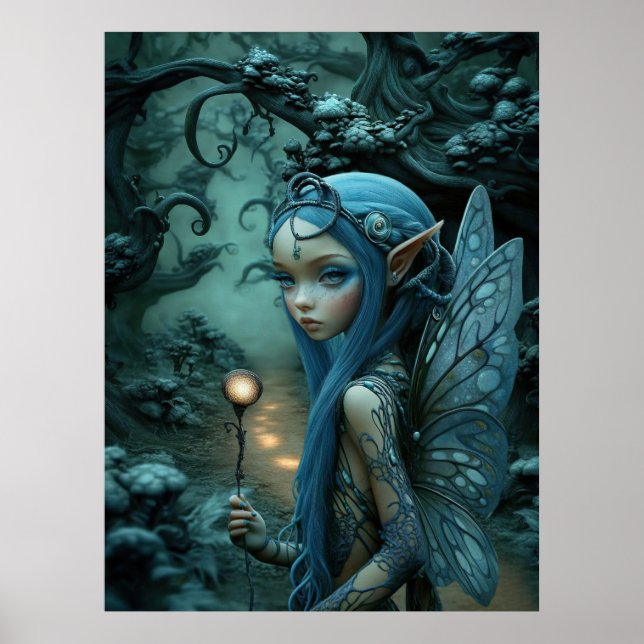 Póster *~* FD3 Bosque mágico Nymph Fantasy 2 (Frente)