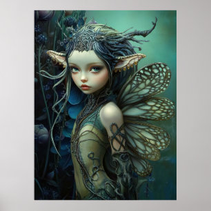 Póster *~* FD3 Bosque mágico Nymph Fantasy 26