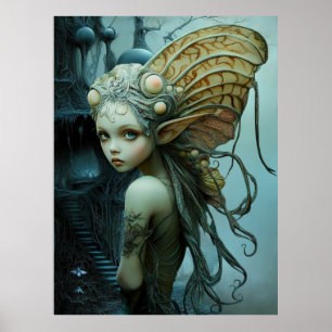 Póster *~* FD3 Bosque mágico Nymph Fantasy 6