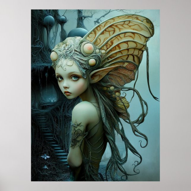 Póster *~* FD3 Bosque mágico Nymph Fantasy 6 (Frente)