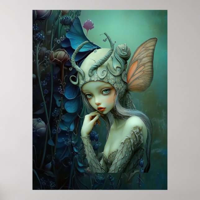 Póster *~* FD3 Forest Nymph Fantasy Art 8 (Frente)