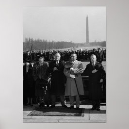Póster FDR Honoring Abraham Lincoln - 1940