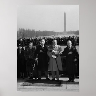 Póster FDR Honoring Abraham Lincoln - 1940