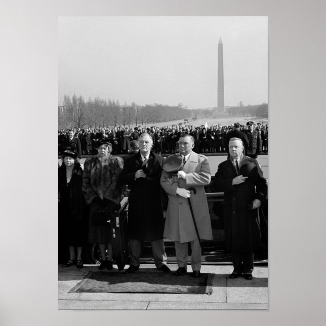 Póster FDR Honoring Abraham Lincoln - 1940 (Frente)