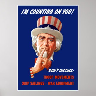 Póster FDR Tío Sam — Frontera