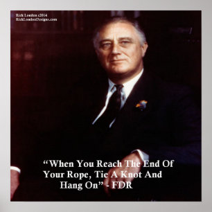 Póster FDR y aguanta a la cita ortográfica