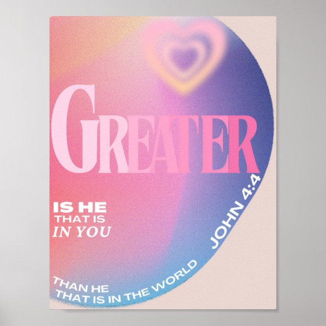 Póster Fe / Alentamiento / Diseño interior / Poster (Frente)