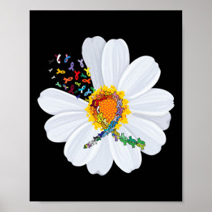 Póster Fe Amor Cura Todos Los Problemas De Cáncer Mundo C