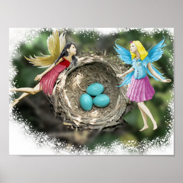 Póster Fe arbórea en el nido de los Robins (Frente)