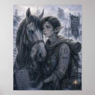 Póster Fe / Cuidador de Caballos / Frontera Norte