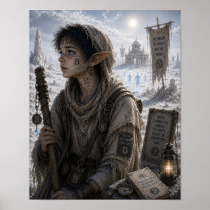 Póster Fe / El Niño Peregrino / El Desierto Blanco