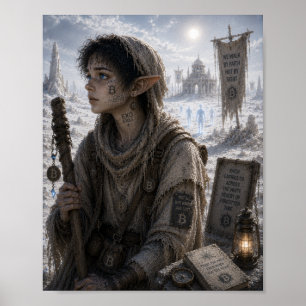 Póster Fe / El Niño Peregrino / El Desierto Blanco