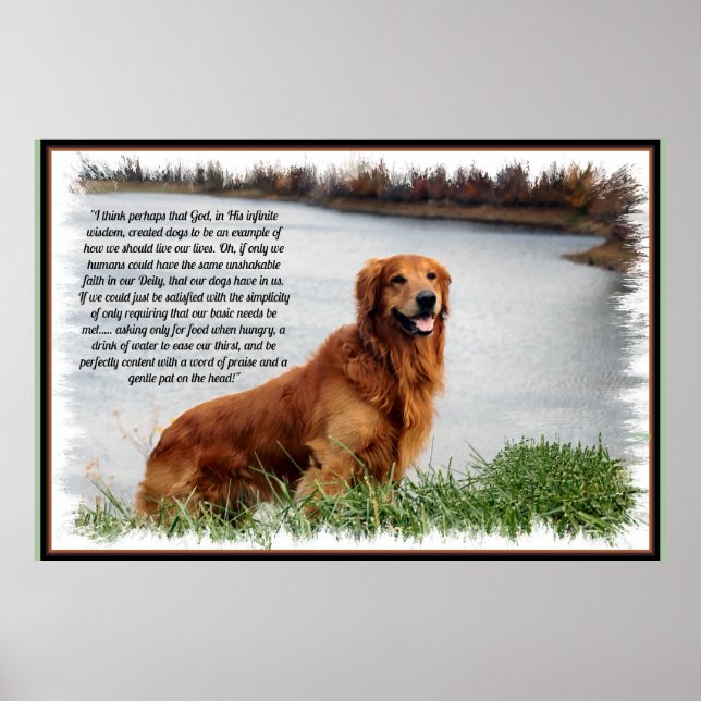 Póster Fe inquebrantable Inspiradora (Frente)