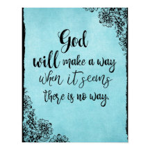 Fe inspiradora cita que Dios hará el camino