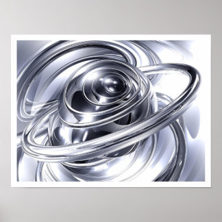 Póster Fe metálica