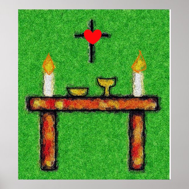 Póster Fe y culto (Frente)