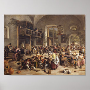 Póster Feast in an Inn