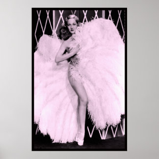 Póster Feather Dancer Sally Rand