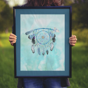 Póster Feathered Dreamcatcher
